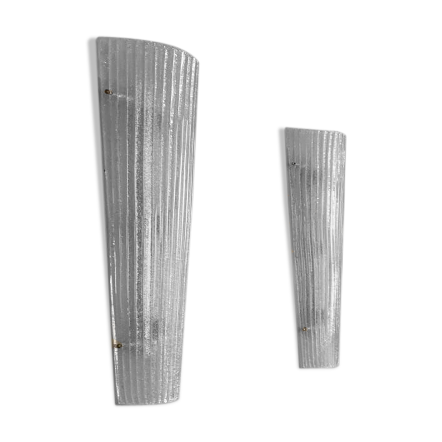 Pair of murano glass sconces