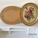 Canevas vintage motif roses