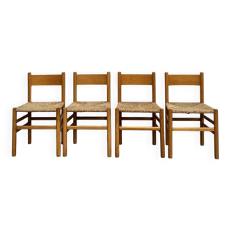 4 chaises Johan van Heuvel pour Ad Vorm