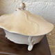 Moustiers earthenware vegetable dish 18th century