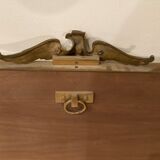 Rectangular brass mirror