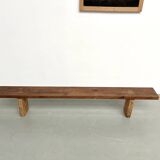 Modernist pine bench Circa 1950