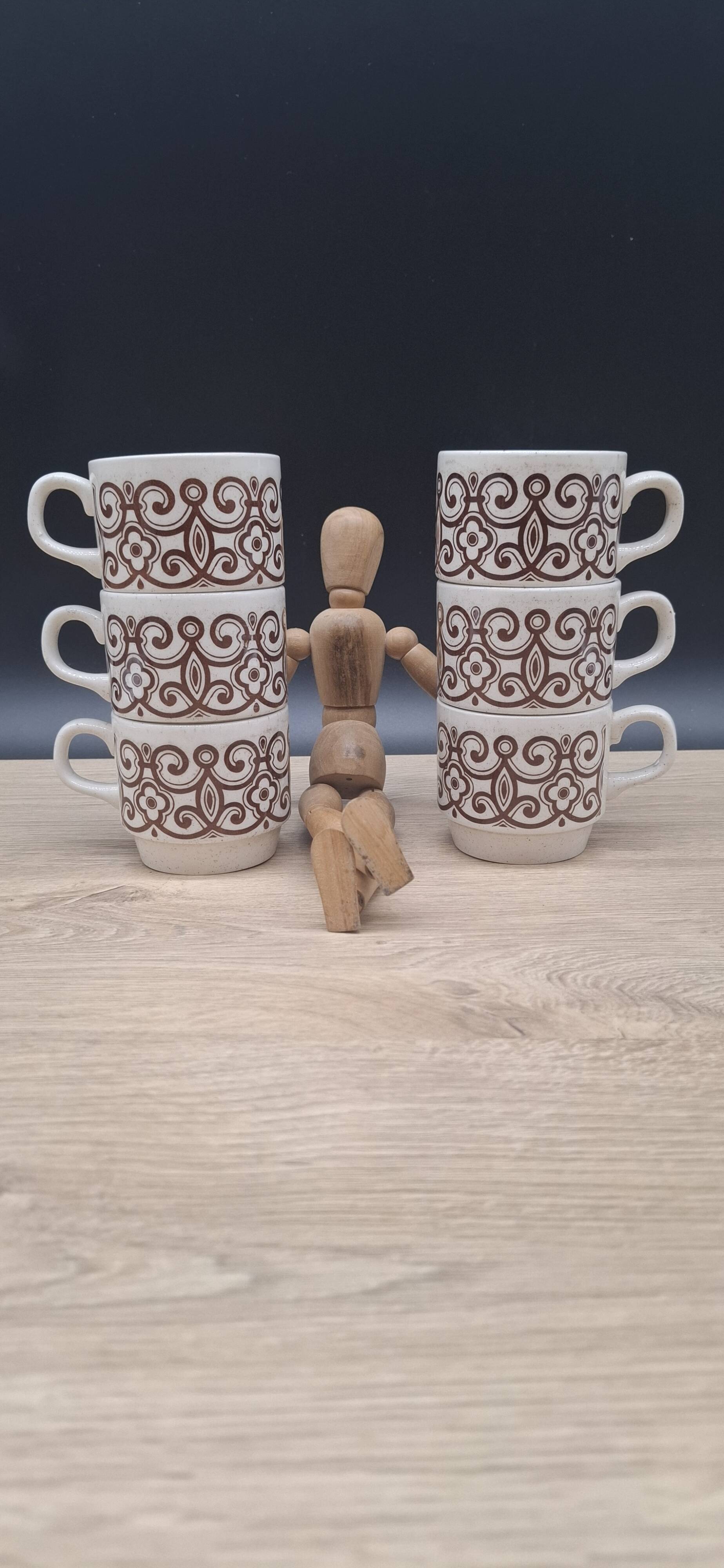 Set of 6 Biltons England mugs