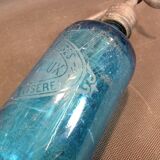Former little siphon of bistro seltz water deco vintage blue bar Isère
