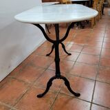 Bistro table with marble top