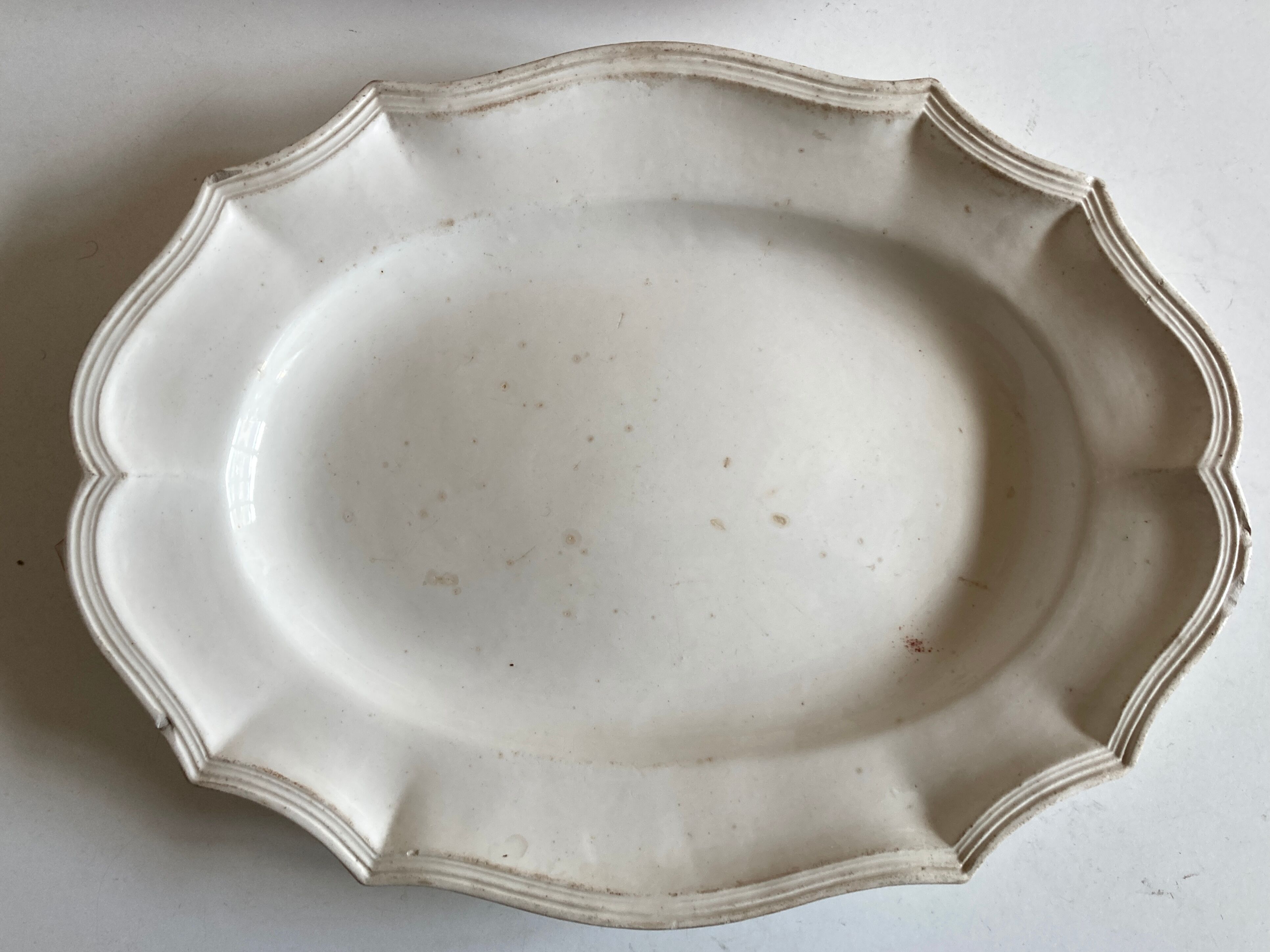 Plate in godenware 19th