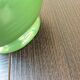 Pitcher ball in glazed green ceramic vintage 60s-70s