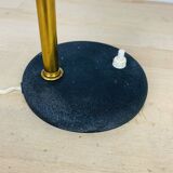 Vintage 50s brass and black lamp