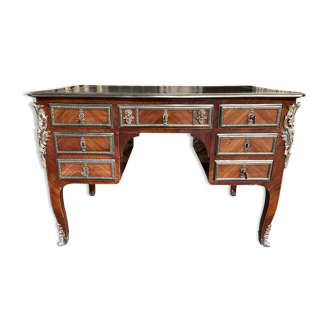 Bureau Louis XV Transition en marqueterie