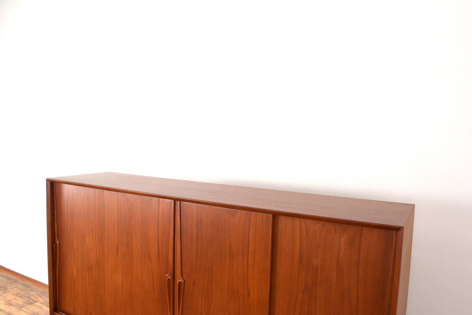 Mid-Century Danish Teak Highboard Model 13 by Gunni Omann for Omann Jun