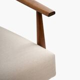 Fox armchair with footrest