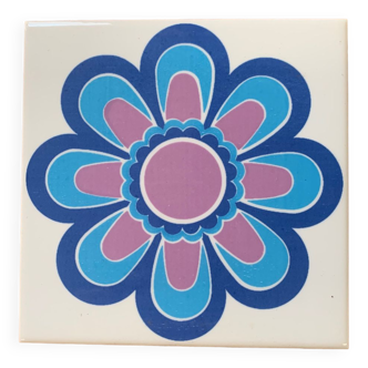 Villeroy & Boch trivet 1970 - blue flower