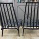 Paire Chaises Basses Chauffeuses Fauteuils Bois Design Scandinave