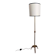 Tripod floor lamp brass circa 1950