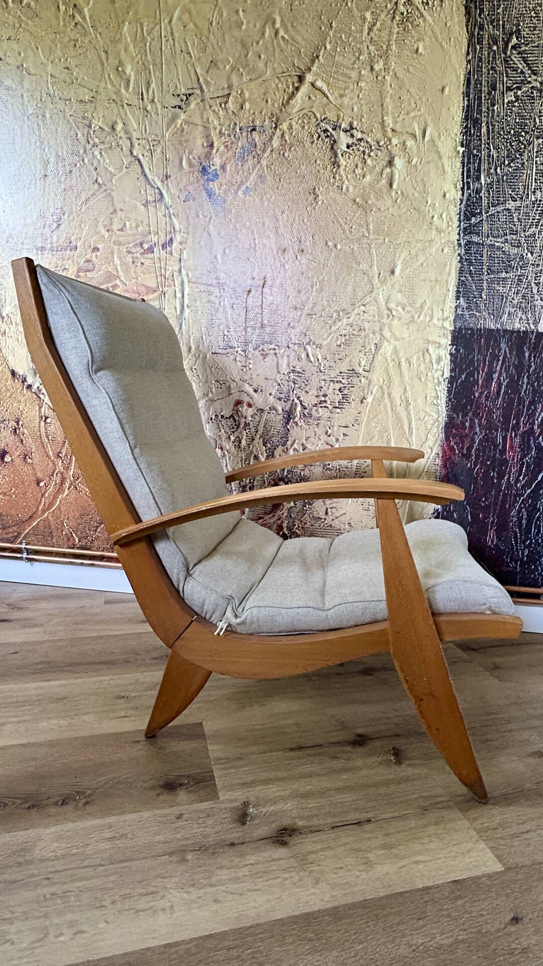 Free-Span FS 123 Armchair – France, 1954
