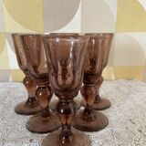 Old blown glasses from La Rochere