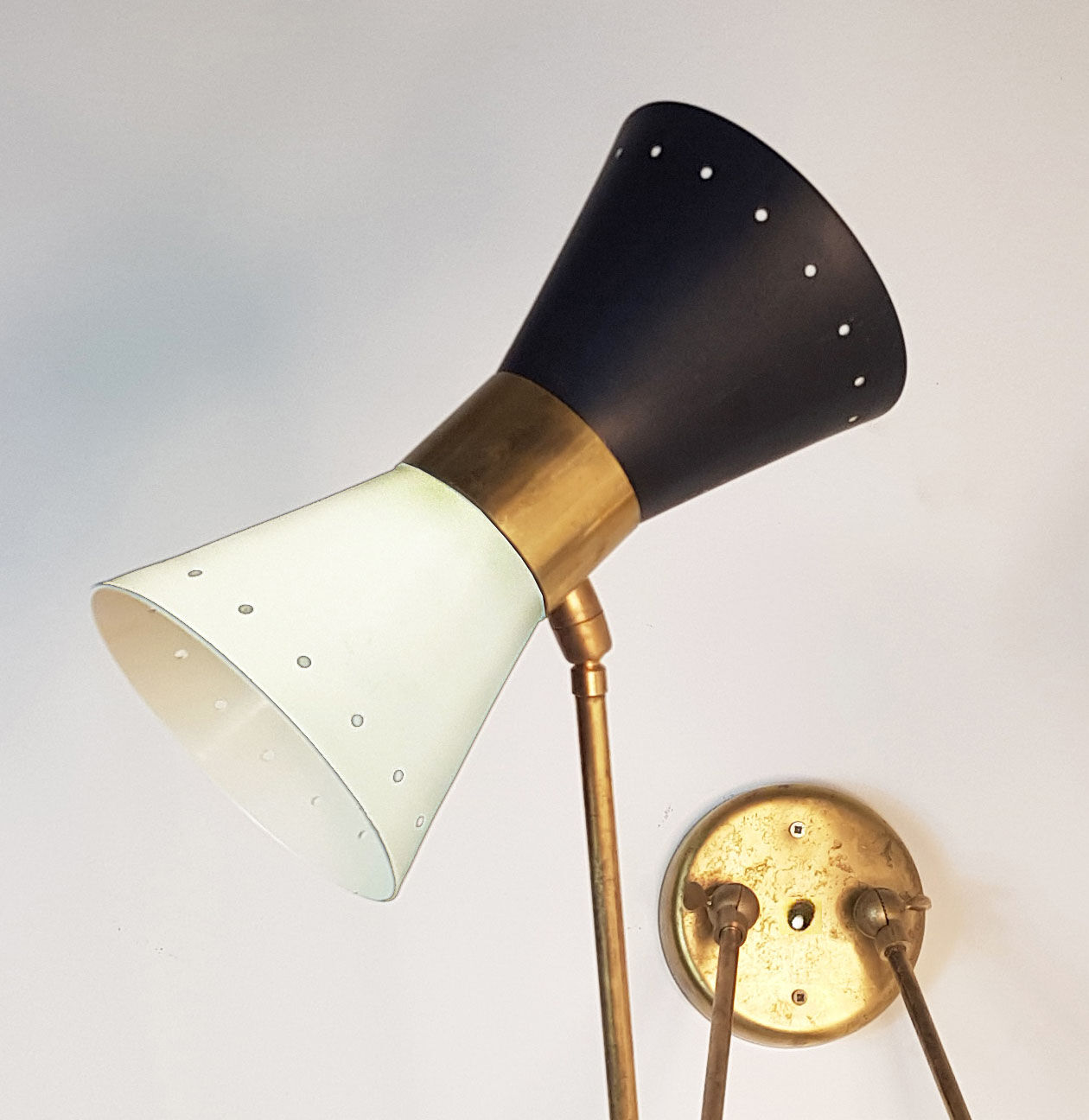 Italian sconces articulated wall diabolo 50s