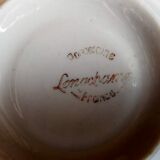 Five matching antique porcelain and earthenware bowls