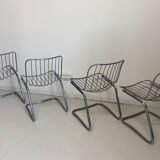 Rinaldi Gastone chairs in chrome