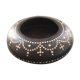 Black wood and mother-of-pearl pocket emptier