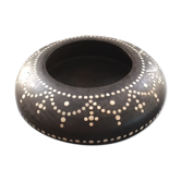 Black wood and mother-of-pearl pocket emptier