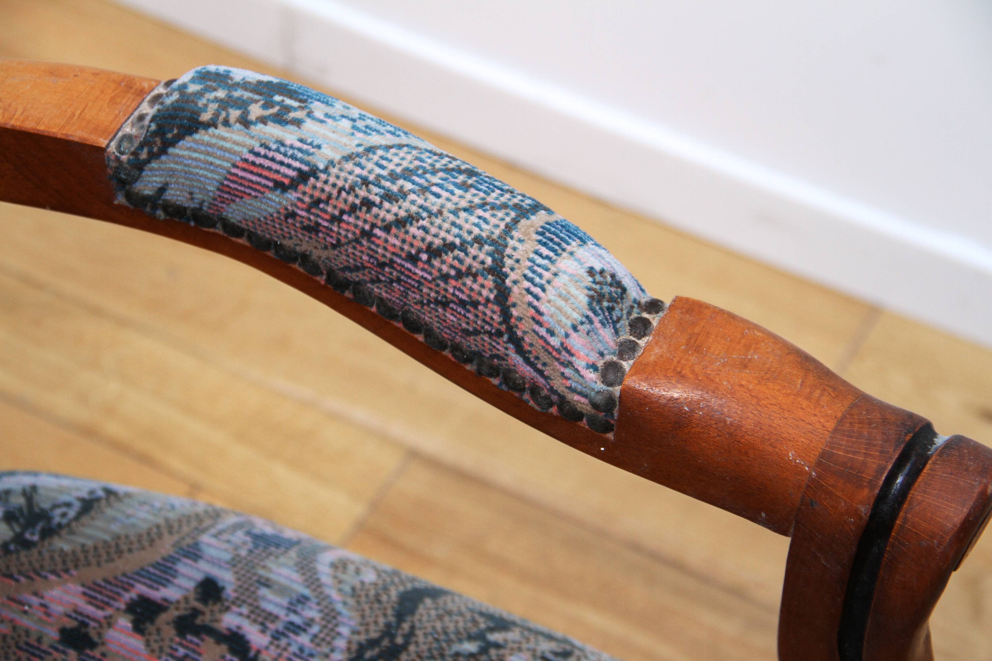 Vintage Voltaire armchair