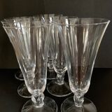 Daum crystal flutes