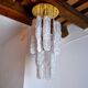 Pendant lamp "Leaves" by Mazzega in Murano glass, Italy, 1970