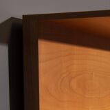 Renz wall shelf designed by Walter Wirz in beech 200 cm