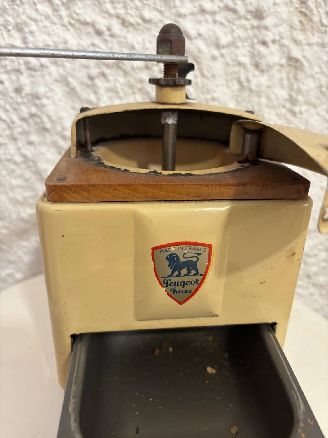Peugeot Frères coffee grinder. Vintage 60s