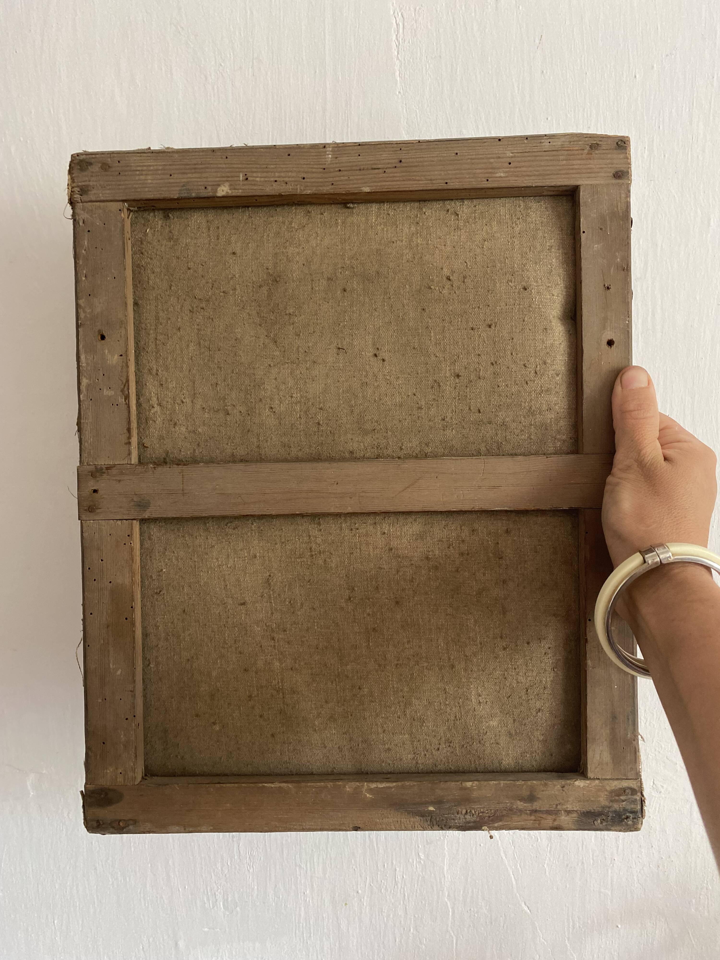 Portrait of a woman with a 19th century headdress