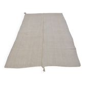 Kilim en chanvre vintage neutre SKU 3676