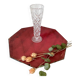 Small vintage crystal soliflore vase