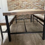 Table and benches