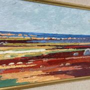 Swedish Oil on Panel – “Red Seaweed, Bredsätra Öland” by Stig Jonzon