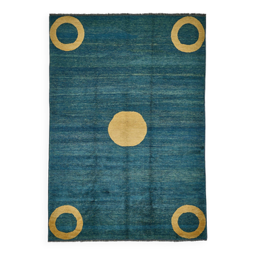 Turkish Handknotted Wool Oushak Rug 180 cm x 261 cm