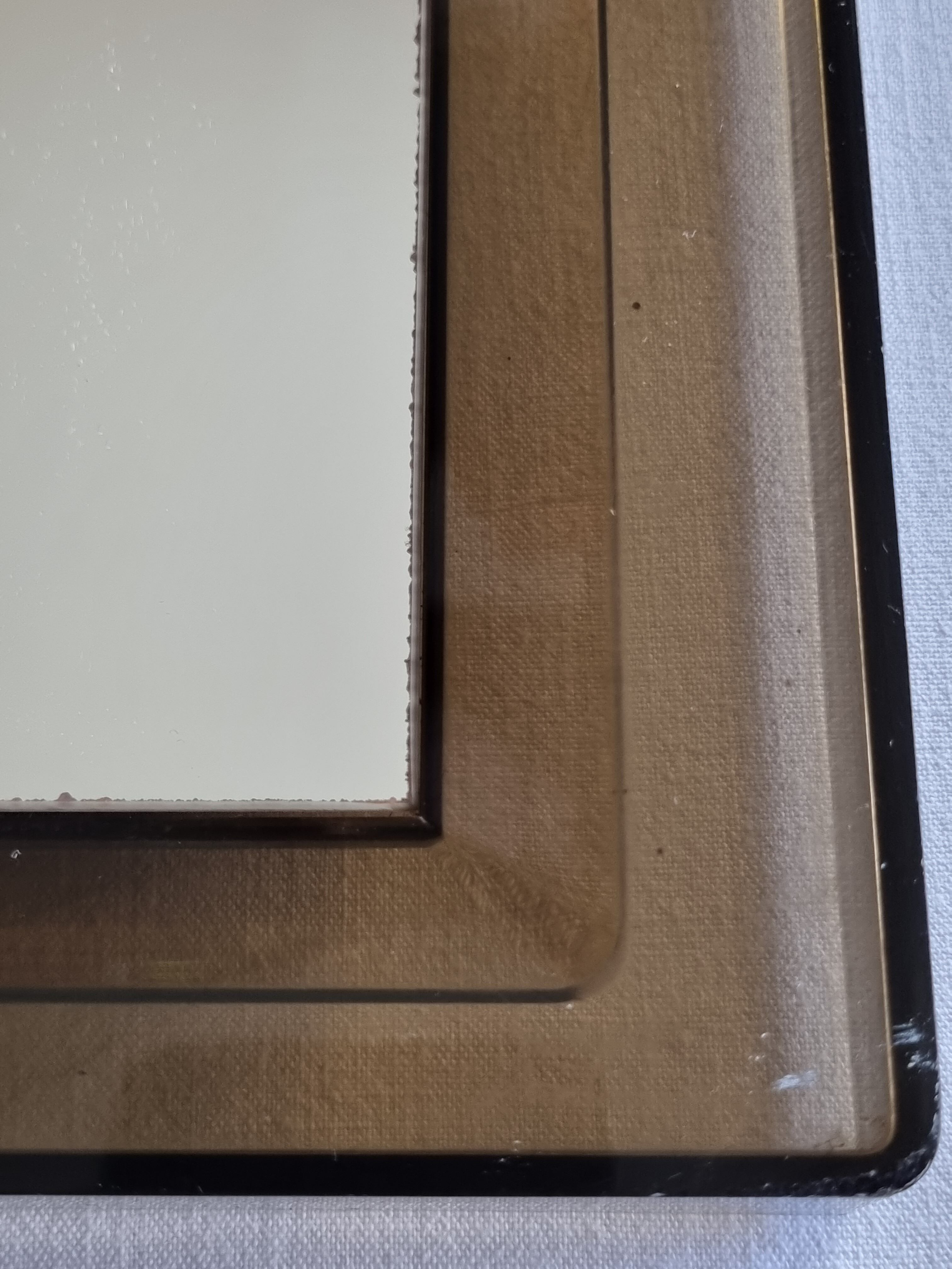 Vintage mirror gilac rectangular, 70s, 60 x 40 cm