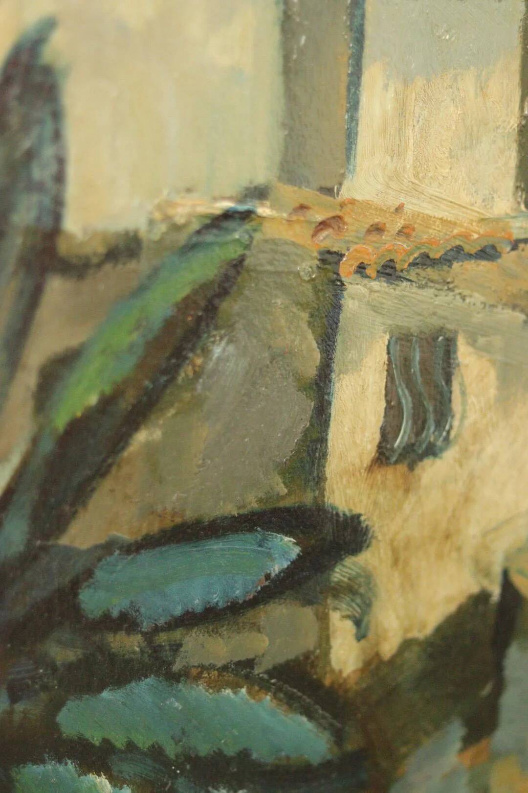 "Motif of the Southern Village" by Bertil Wahlberg