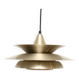 Vintage Danish lamp in brass, 1970's