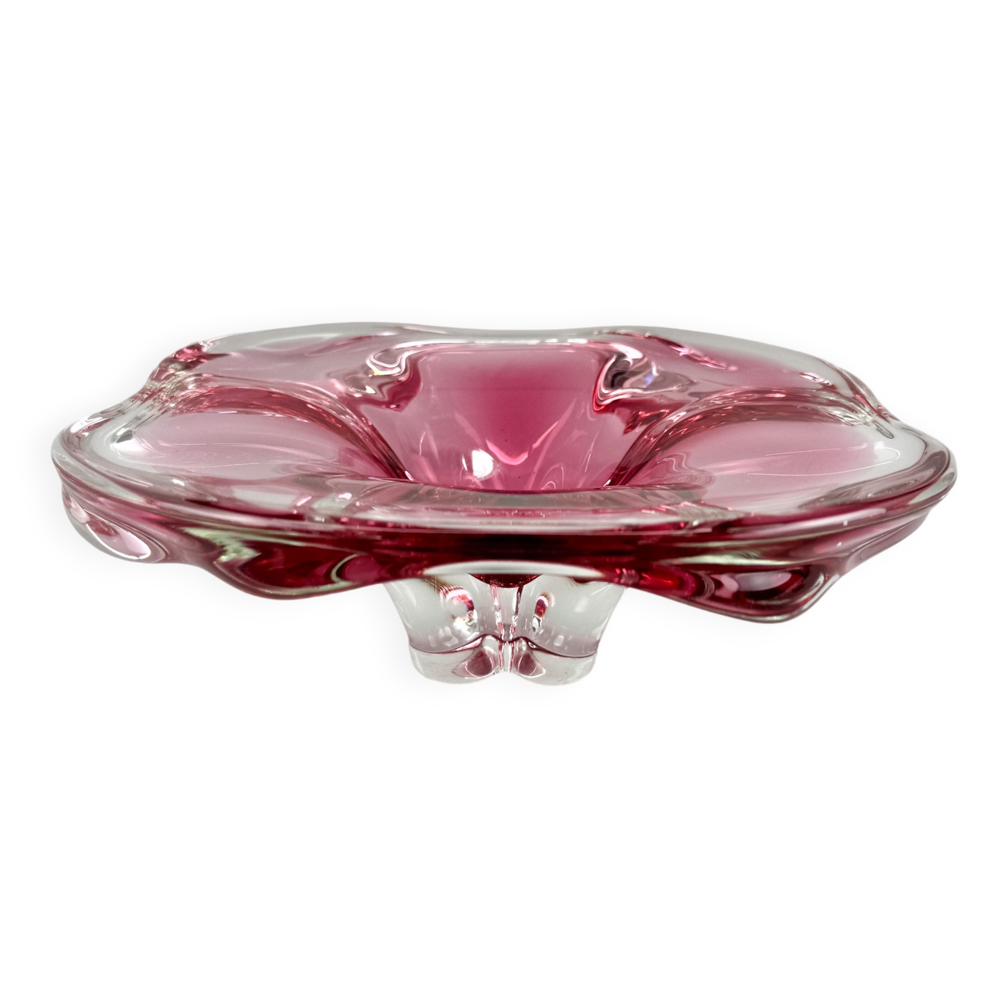 Art Glass Bowl by Josef Hospodka for Chribska Glassworks, 1960's