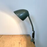 Green Industrial Bakelite Gooseneck Table Lamp, 1960s
