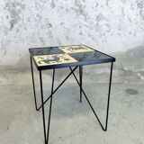 Zodiac tile side table