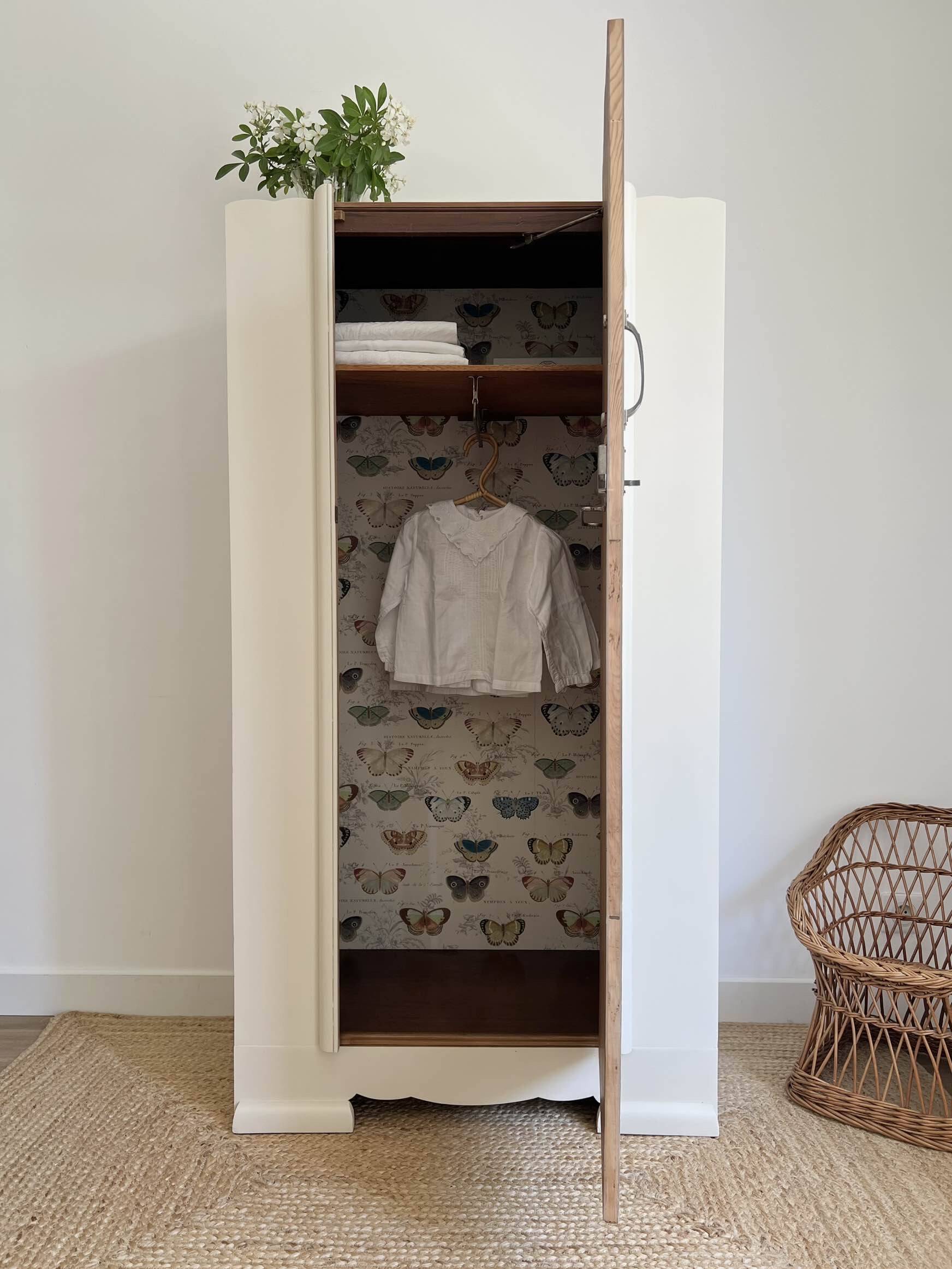 English Art Deco wardrobe