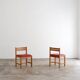 Set of 6 "Asserbo" dining chairs in pine by Borge Mogensen for Karl Anderson & Söner