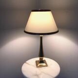 Brass base bedside lamp