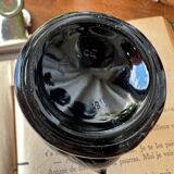 4 "hen" egg cups in black opaline