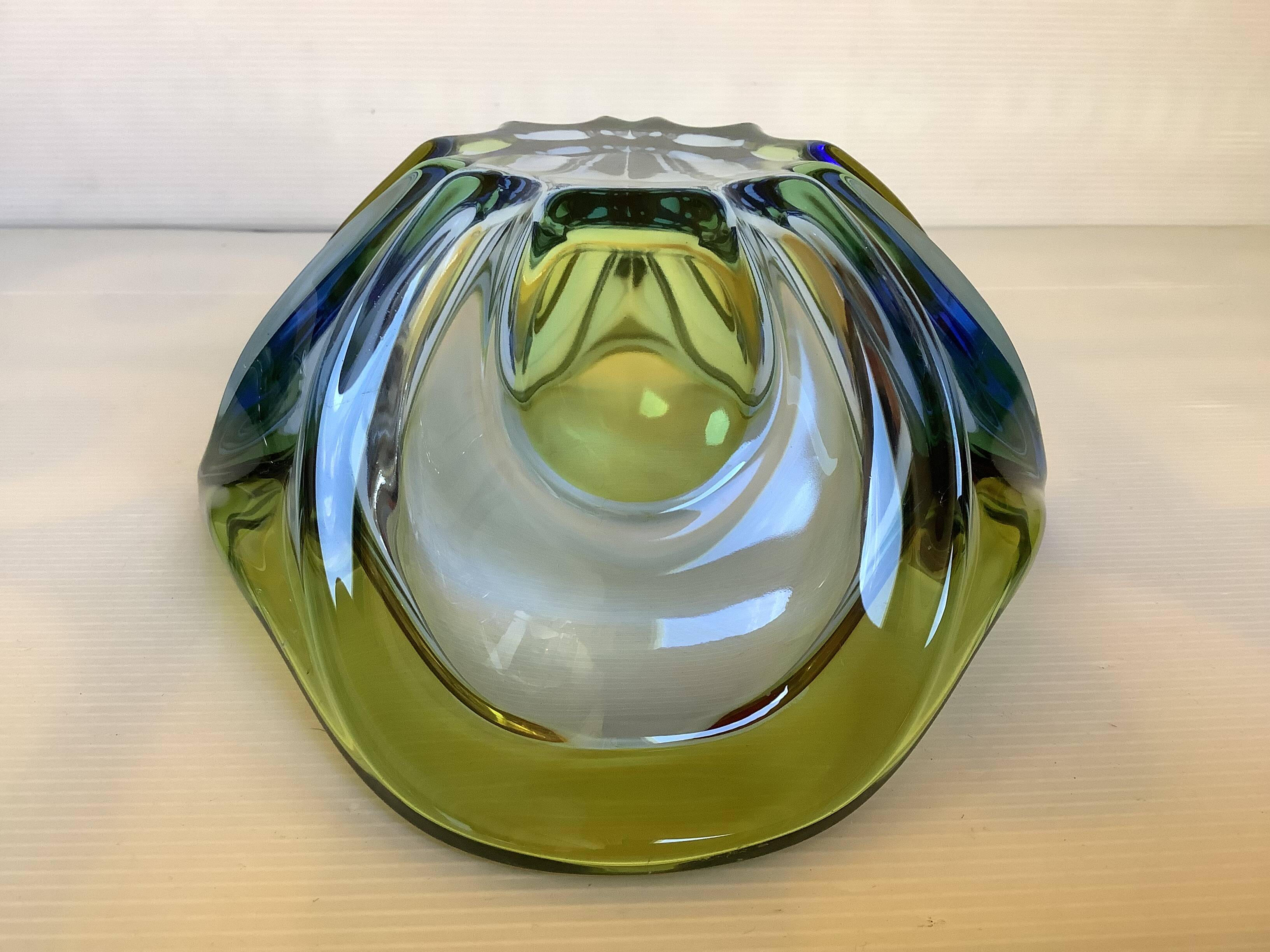 Murano two-tone cut pocket tray