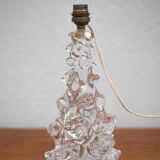 Lampe cristal vintage, pied de lampe, lampe de chevet, lampe à poser cristal schneider,60's