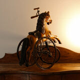 Old miniature horse tricycle