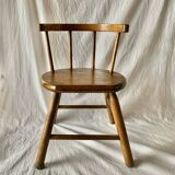 Old solid wood children's chair